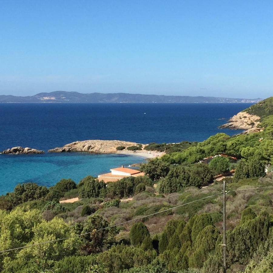 Villa Aquamarina Pavoncella Rossa Porto Pino Exterior photo